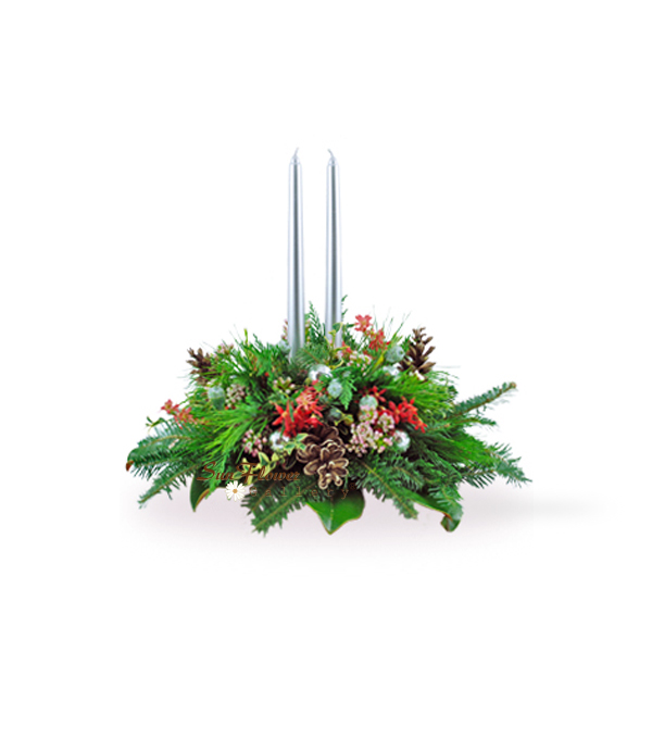 Fragrant Evergreen Centerpiece